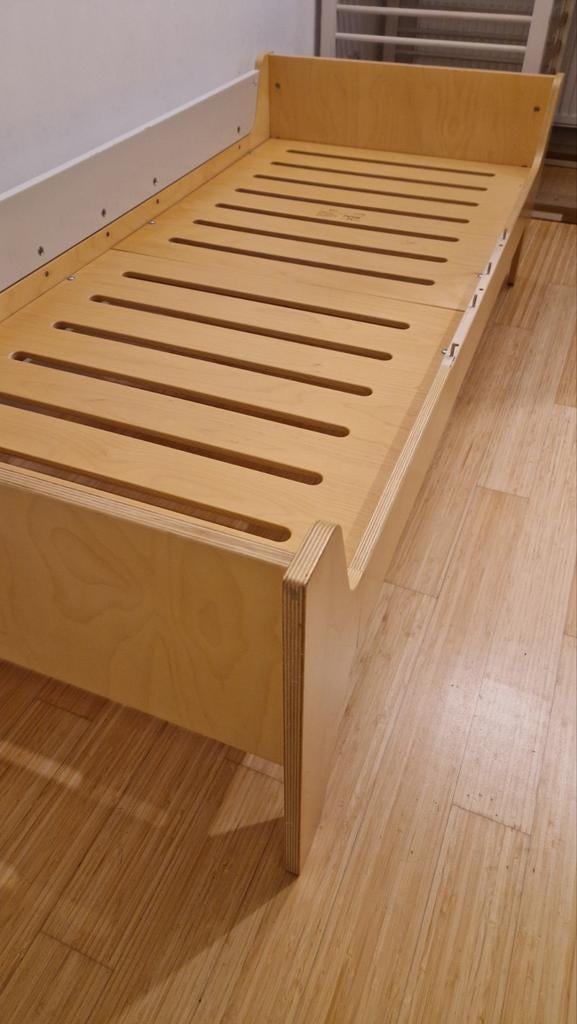 Peuterbed Kukuu 140x70, Kinderen en Baby's, Kinderkamer | Bedden, Ophalen, 70 tot 85 cm, 140 tot 160 cm, Zo goed als nieuw