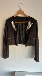 Jasje met pailletten zwart, Kleding | Dames, Jasjes, Kostuums en Pakken, Ophalen of Verzenden, Zo goed als nieuw, Zwart
