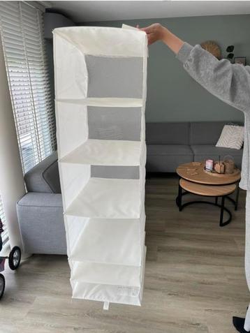 2x Skubb wit & zwart opberger mand 6 vakken Ikea beschikbaar voor biedingen