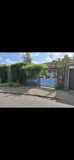 Dubbele spijlenpoort met pasvakken, Ophalen, Met poort, Spijlenhekwerk, Zo goed als nieuw