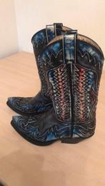 Sendra blauw combinatie western laarzen maat 36, Gedragen, Blauw, Ophalen of Verzenden, Hoge laarzen