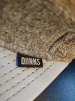 DJINNS Snapback Cap – Grey / White – Leather Brim, Ophalen of Verzenden, Zo goed als nieuw