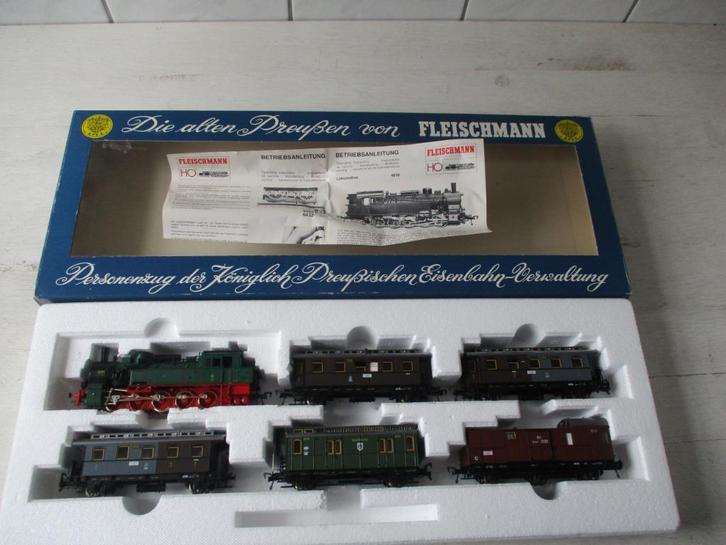 Fleischmann Set 4881 Die alten Preussen, Hobby en Vrije tijd, Modeltreinen | H0, Zo goed als nieuw, Treinset, Gelijkstroom, Fleischmann