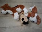 3 honden knuffels, Kinderen en Baby's, Speelgoed | Knuffels en Pluche, Ophalen of Verzenden, Gebruikt, Hond