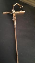 Crucifix, kruisbeeld met corpus van Koper, Ophalen of Verzenden, Gebruikt, Overige typen, Christendom | Katholiek