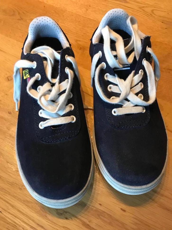Safety Sneackers the original werkschoenen mt 38 dame / heer, Kleding | Heren, Schoenen, Gedragen, Werkschoenen, Blauw, Ophalen of Verzenden