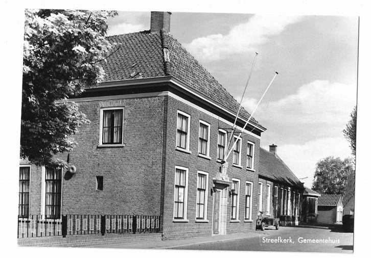 Streefkerk, Gemeentehuis, Verzamelen, Ansichtkaarten | Nederland, Ongelopen, Zuid-Holland, 1960 tot 1980, Verzenden