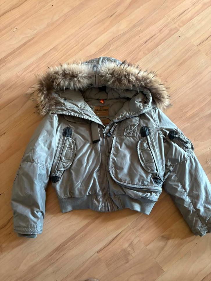 Origineel bomberjack v Parajumpers mt 140, Kinderen en Baby's, Kinderkleding | Maat 140, Zo goed als nieuw, Jongen, Jas, Ophalen of Verzenden