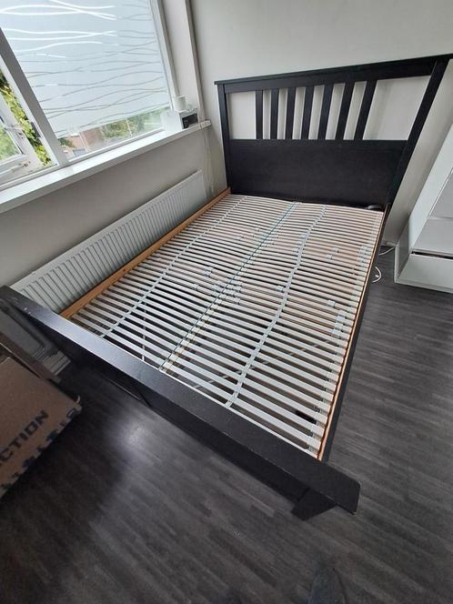 Gratis ikea Hemmes bed 140 bij 200, Huis en Inrichting, Slaapkamer | Bedden, Gebruikt, Tweepersoons, 140 cm, 200 cm, Hout, Wit