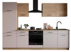keuken creme bruin nieuw 280 cm, Huis en Inrichting, Overige materialen, Nieuw, Enkelwandige keuken, Ophalen of Verzenden
