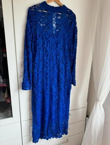 New! Long blue dress with lace - Plus size EU 48 new w tag beschikbaar voor biedingen