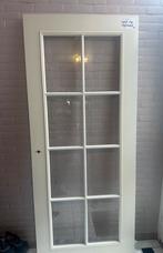 Binnendeur deur hout en glas 212cm x 90cm x4 cm nieuw, Ophalen, Binnendeur, Zo goed als nieuw, 200 tot 215 cm
