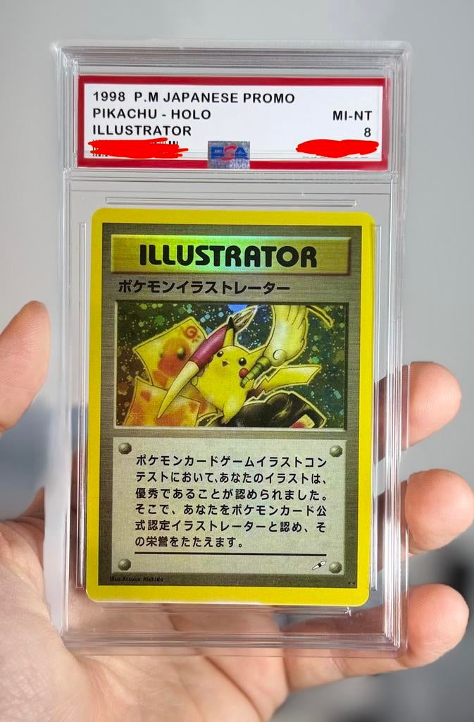 Pokémon Illustrator Proxy Kaart, Verzenden, Gebruikt, Losse kaart, Foil