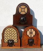 3 oude radio''s jaren 50, Antiek en Kunst, Antiek | Tv's en Audio, Ophalen of Verzenden