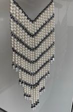 Aparte vintage faux parelketting, Ophalen of Verzenden, Zo goed als nieuw, Overige materialen