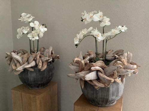 Super mooie kunst nep orchidee orchideeën plant phalaenopsis, Huis en Inrichting, Woonaccessoires | Kunstplanten en Kunstbloemen