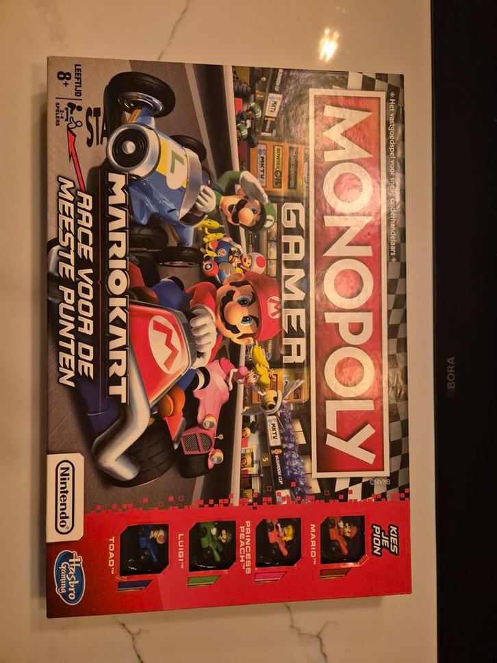Mario Kart Monopoly Gamer Bordspel, Hobby en Vrije tijd, Gezelschapsspellen | Bordspellen, Ophalen of Verzenden