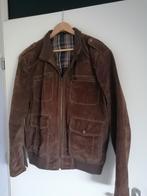 Te koop :Suede herenjack, Kleding | Heren, Jassen | Winter, Ophalen, Zo goed als nieuw, Maat 52/54 (L), Bruin