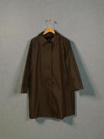 Zara trenchcoat jas nylon maat L large donkergroen khaki, Kleding | Dames, Zara, Maat 42/44 (L), Ophalen of Verzenden, Zo goed als nieuw