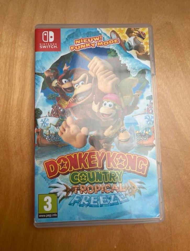 Donkey Kong Country: Tropical Freeze - Nintendo Switch, Spelcomputers en Games, Games | Nintendo Switch, Zo goed als nieuw, Platform