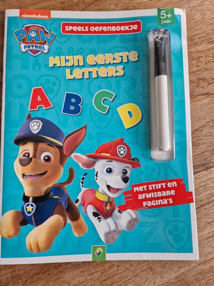 Paw Patrol oefenboekjes: Getallen & Letters, Kinderen en Baby's, Speelgoed | Educatief en Creatief, Nieuw, Taal en Lezen, Rekenen