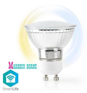 SmartLife Wi-Fi Smart LED-Lamp, Warm tot Koel Wit, GU10 beschikbaar voor biedingen