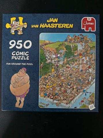 Jan van Haasteren ‘FUN AROUND THE POOL’ 950 stukjes. beschikbaar voor biedingen
