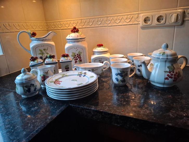 Villeroy en Boch servies Cottage Charme, Huis en Inrichting, Keuken | Servies, Zo goed als nieuw, Compleet servies, Overige stijlen