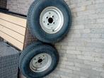 2 x10 inch  wielen met band  maat 500-10, Auto diversen, Aanhangwagen-onderdelen, Ophalen of Verzenden, Gebruikt