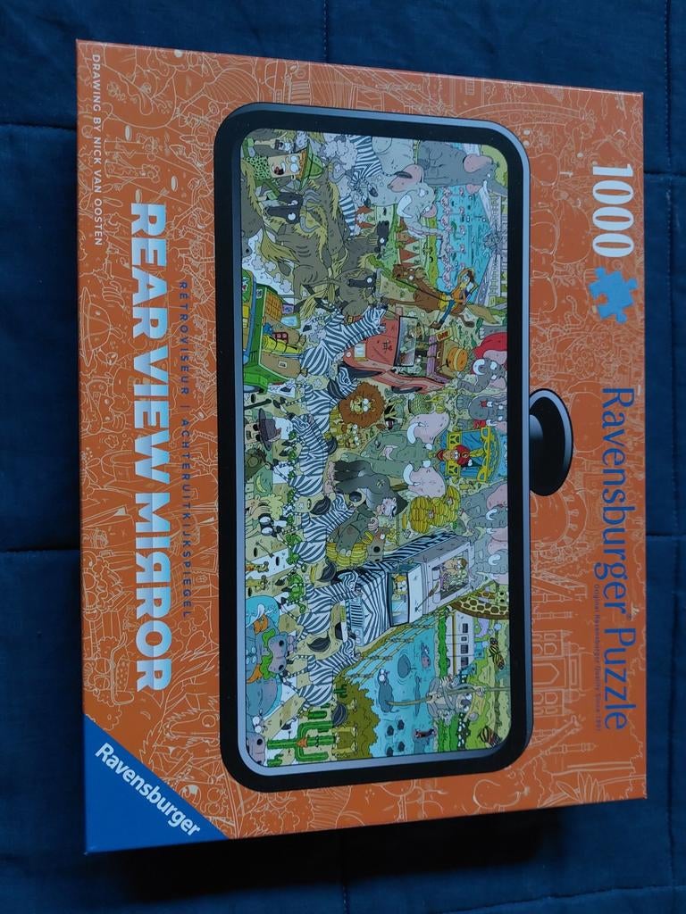 Ravensburger Rear View Mirror Puzzel - 1000 stukjes, Ophalen of Verzenden, 500 t/m 1500 stukjes, Zo goed als nieuw, Legpuzzel
