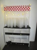 Kleine bar barretje met verlichting marktkraampje, Ophalen, Zo goed als nieuw