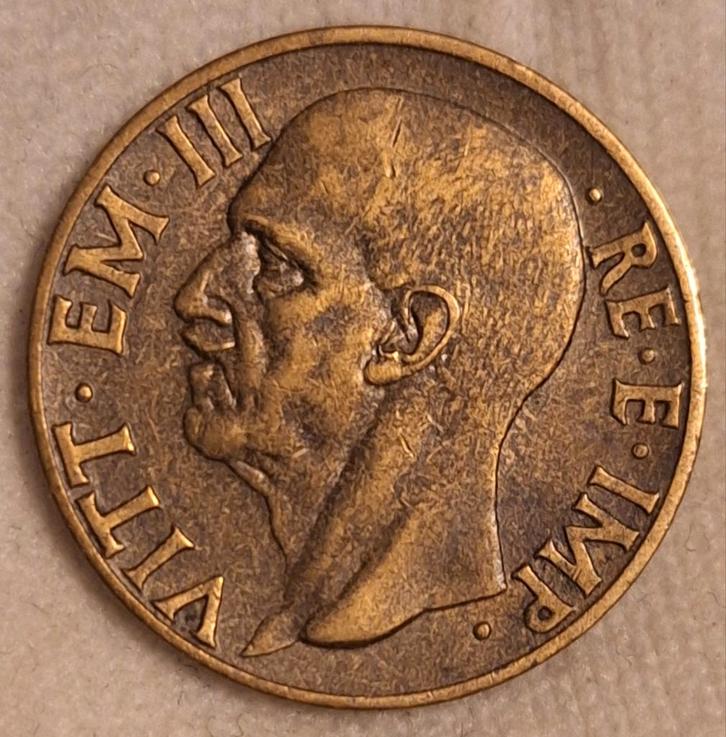 Italiaanse 10 Centesimi 1939 XVII, Postzegels en Munten, Munten | Azië, Losse munt, Midden-Oosten, Verzenden