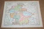 Originele oude kaart Duitsland in het jaar 1000 - ca 1895, Gelezen, Ophalen