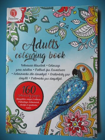 Kleurboek Volwassenen~Adults Colouring Book~Deco time beschikbaar voor biedingen