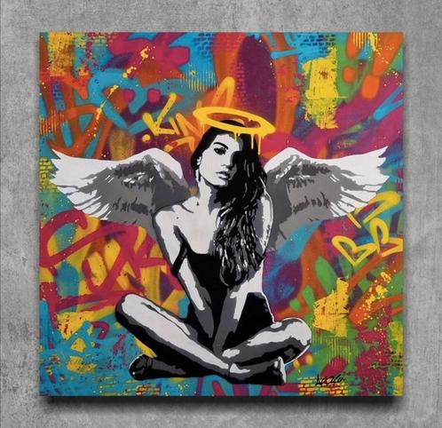 Prachtige Graffiti Art van ASKO, Antiek en Kunst, Kunst | Schilderijen | Modern, Ophalen of Verzenden