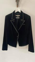 Zgan fluwelen blazer/colbert van Erny van Reijmersdal, Maat 38/40 (M), Zwart, Ophalen of Verzenden, Zo goed als nieuw