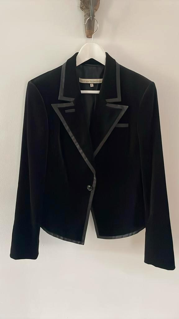 Zgan fluwelen blazer/colbert van Erny van Reijmersdal, Kleding | Dames, Jasjes, Kostuums en Pakken, Zo goed als nieuw, Jasje, Maat 38/40 (M)