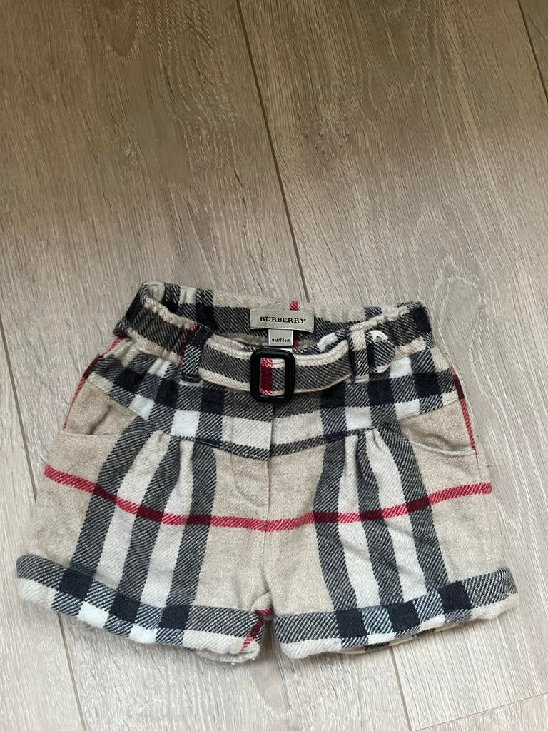 Burberry baby korte broek m 74, Ophalen, Zo goed als nieuw, Meisje, Overige typen