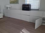 2 lage witte kasten ; BESTA, Ophalen, 150 tot 200 cm, Zo goed als nieuw, Modern