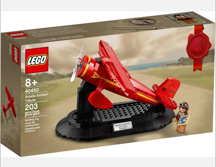 Nieuw: LEGO 40450 (GWP): Amelia Earhart Tribute, Kinderen en Baby's, Speelgoed | Duplo en Lego, Nieuw, Lego, Complete set, Ophalen of Verzenden
