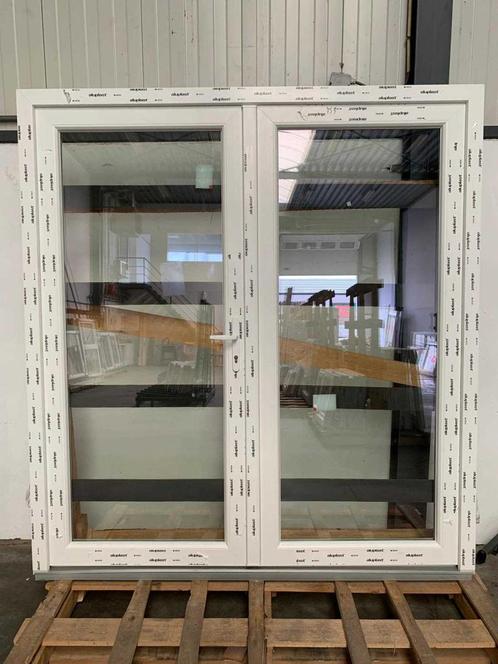 Kunststof Openslaande Deuren met Kozijn DIRECT LEVERBAAR, Doe-het-zelf en Verbouw, Kozijnen en Schuifpuien, Nieuw, Deurkozijn