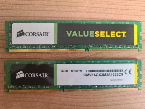 Corsair DDR3 RAM 2x8GB, Computers en Software, RAM geheugen, Gebruikt, Desktop, 16 GB, DDR3, Ophalen of Verzenden
