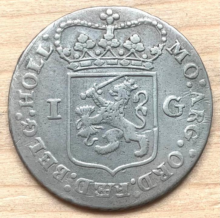 Holland generaliteits gulden 1794, Postzegels en Munten, Munten | Nederland, Vóór koninkrijk, Ophalen of Verzenden
