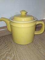 SKI fine ceramics theepot geel, Huis en Inrichting, Keuken | Servies, Ophalen, Gebruikt, Overige typen, Overige stijlen