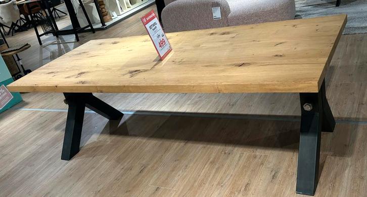 Eettafel Redcliff - Nature White - showmodel, Huis en Inrichting, Tafels | Eettafels, Nieuw, 100 tot 150 cm, 200 cm of meer, Rechthoekig