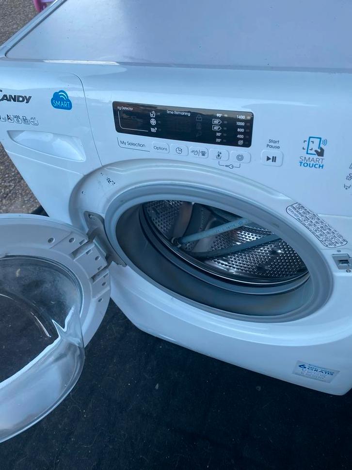 Candy Wasmachine Voorlader - 7 kg - A+, Witgoed en Apparatuur, Wasmachines, Gebruikt, Voorlader, 6 tot 8 kg, 85 tot 90 cm, 1200 tot 1600 toeren