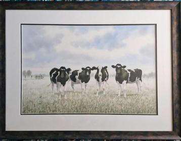 Originele aquarel Wiebe van der Zee, Jonke Froulje (2003)  beschikbaar voor biedingen