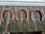 3 oude hoefijzers. Paard., Ophalen