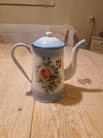Kleine emaille gebloemde Japy koffiepot, Antiek en Kunst, Antiek | Emaille, Ophalen of Verzenden