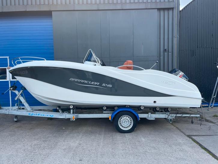 Nette Oki Barricuda 545 + 90 pk Suzuki, Watersport en Boten, Vis- en Consoleboten, Zo goed als nieuw, 70 pk of meer, 3 tot 6 meter